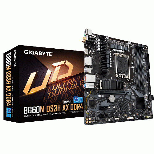 Gigabyte B660M DS3H AX DDR4 LGA1700 Motherboard