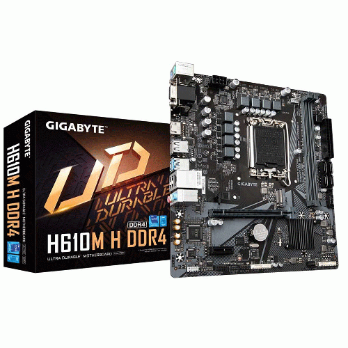 Gigabyte H610M H DDR4 LGA 1700 Motherboard