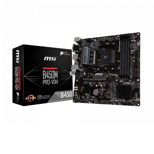 مادربرد ام اس آی مدل B550M PRO-VDH سوکت AM4 MSI B550M PRO-VDH AM4 Motherboard