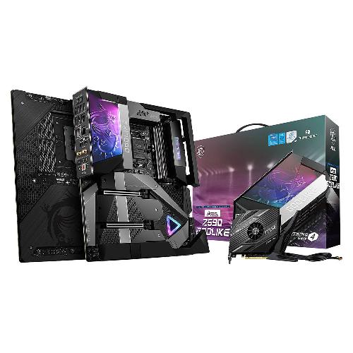 مادربرد ام اس آی MEG Z590 GODLIKE MSI MEG Z590 GODLIKE LGA1200 11th Gen Motherboard