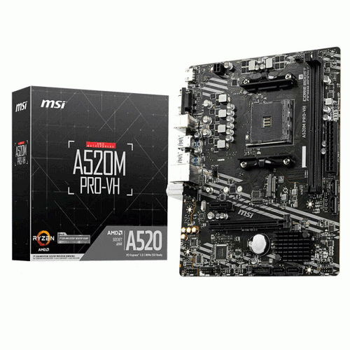 MSI A520M PRO-VH AM4 Motherboard