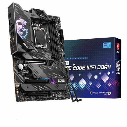 MSI MAG Z690 EDGE WIFI DDR4 LGA1700 12th Gen ATX Motherboard