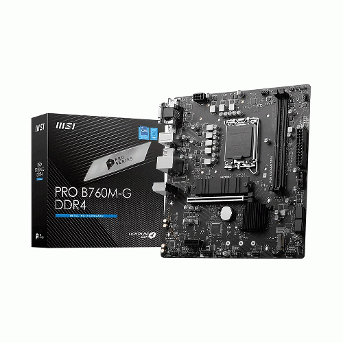 MSI PRO B760M-G DDR4 LGA1700 mATX Motherboard