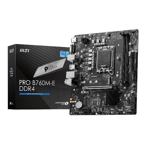 MSI PRO B760M-E DDR4 LGA 1700 Motherboard