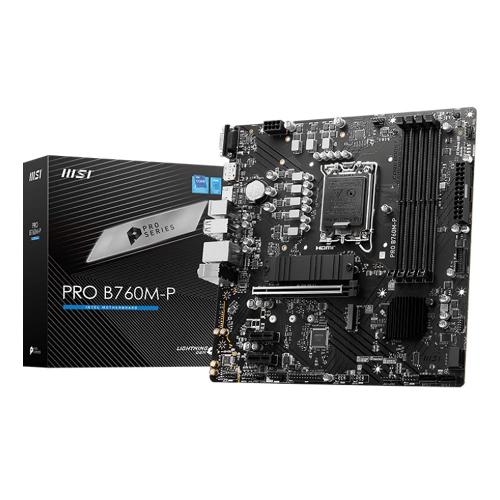 MSI PRO B760M-P DDR5 Intel LGA1700 M-ATX Motherboard