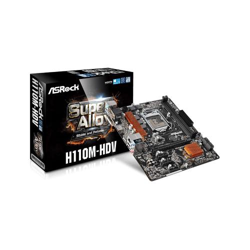ASRock H110M-HDV LGA 1151 Motherboard