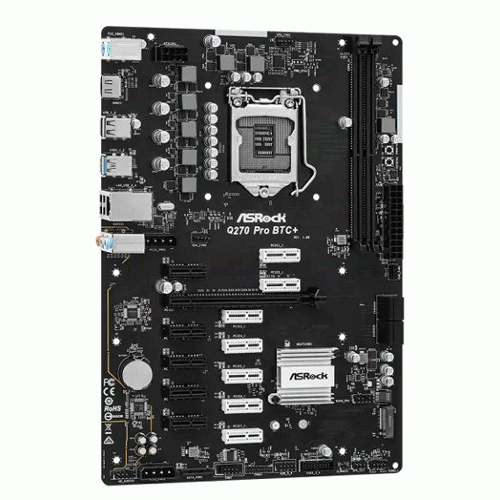 ASRock Q270 Pro BTC+ DDR4 LGA 1151 motherboard