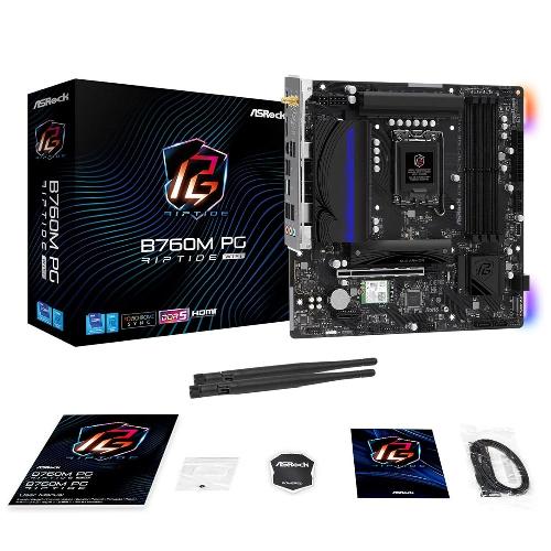 مادربرد ازراک مدل B760M PG Riptide WiFi ASROCK B760M PG Riptide WiFi DDR5 LGA1700 Motherboard