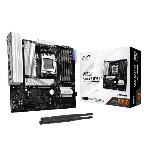 ASROCK B850M Pro RS WiFi Motherboard + Ryzen 5 9600X CPU