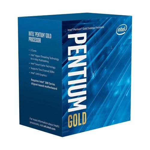 پردازنده اینتل باکس مدل Pentium Gold G6405 فرکانس 4.1 گیگاهرتز Intel Pentium Gold G6405 4.1GHz LGA 1200 Comet Lake BOX CPU
