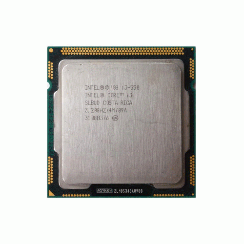 سی پی یو اینتل مدل Core i3-550 با فرکانس 3.20 گیگاهرتز Intel Core i3-550 3.2GHz LGA 1156 Clarkdale CPU