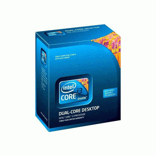 سی پی یو اینتل مدل Core i3-550 با فرکانس 3.20 گیگاهرتز Intel Core i3-550 3.2GHz LGA 1156 Clarkdale CPU