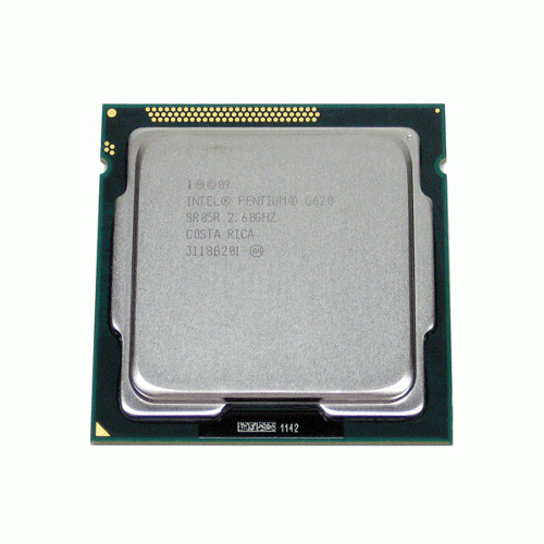 پردازنده پنتیوم اینتل جی 620 با سوکت 1155 و فرکانس 2.6 گیگاهرتزی Pentium G620 2.6GHz LGA-1155 Sandy Bridge TRAY CPU