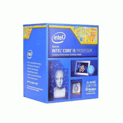 پردازنده تری اینتل Core i5 4440 با فرکانس 3.1 گیگاهرتز Intel Core i5-4440 3.1GHz LGA 1150 Haswell TRAY CPU