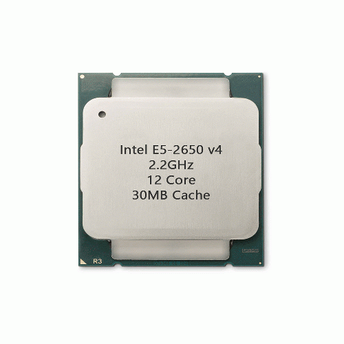 سی پی یو سرور اینتل Xeon Processor E5-2650 v4 Intel Xeon Processor E5-2650 v4 2.2GHz 30MB Cash FCLGA2011-3 Server CPU