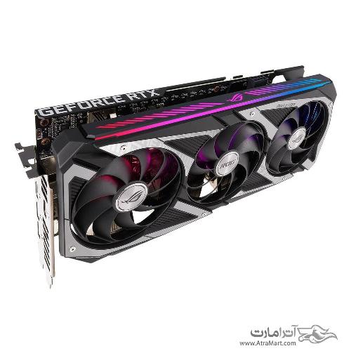 کارت گرافیک ایسوس مدل ROG-STRIX-RTX3060-O12G-GAMINGحافظه 12 گیگابایت ASUS ROG-STRIX-RTX3060-O12G-GAMING Graphics Card