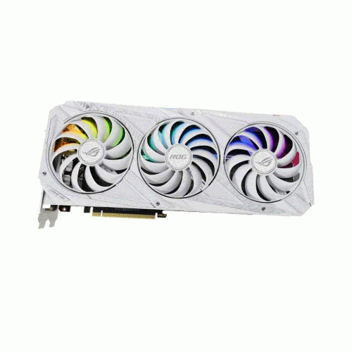 کارت گرافیک ایسوس مدل ROG Strix GeForce RTX 3070 White OC Edition ASUS ROG Strix GeForce RTX 3070 8GB GDDR6 OC White Edition Graphics Card