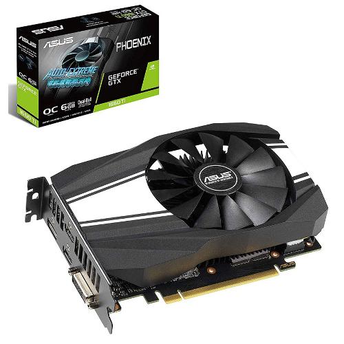 کارت گرافیک ایسوس مدل PH-GTX1660TI-O6G با حافظه 6 گیگابایت Asus PH-GTX1660TI-O6G GDDR6 Graphics Card