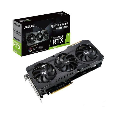 کارت گرافیک ایسوس مدل TUF-RTX3060-O12G-V2-GAMINGحافظه 12 گیگابایت ASUS TUF-RTX3060-O12G-V2-GAMING Graphics Card