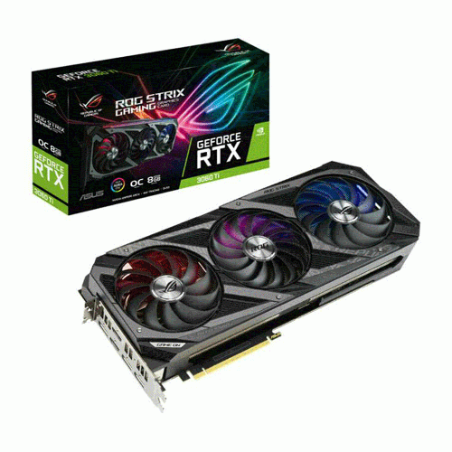 کارت گرافیک ایسوس ROG-STRIX-RTX3060TI-O8G-V2-GAMINGحافظه 8 گیگابایت ASUS ROG-STRIX-RTX3060TI-O8G-V2-GAMING Graphics Card