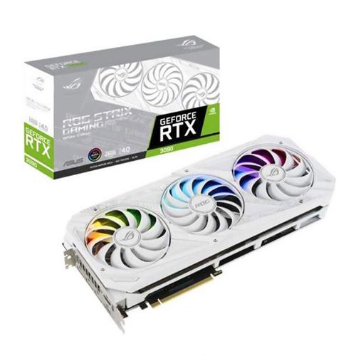 کارت گرافیک ایسوس RTX 3090 WHITE GDDR6X ظرفیت 24GB ASUS ROG Strix RTX 3090 White GDDR6X 24GB Graphics Card
