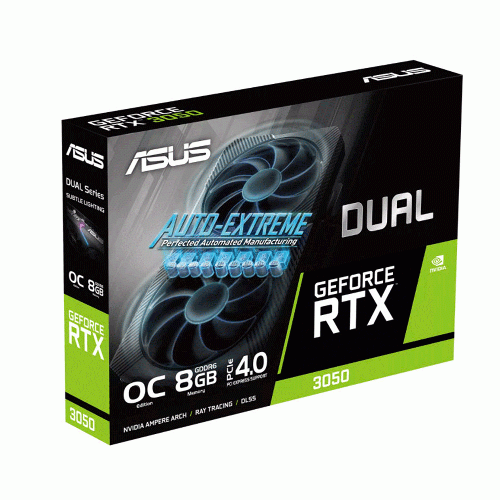 ASUS Dual GeForce RTX 3050 OC Edition 8G GDDR6 Graphics Card