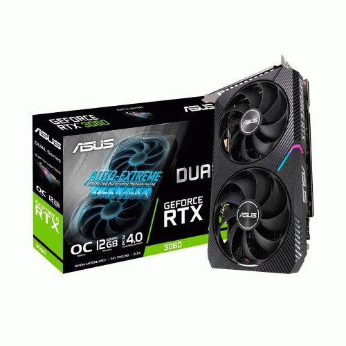کارت گرافیک ایسوس DUAL-RTX3060-12G-V2 حافظه 12 گیگابایت ASUS DUAL-RTX3060-12G-V2 Graphics Card