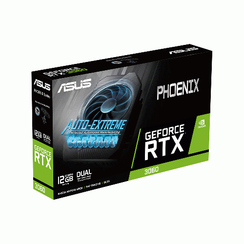 کارت گرافیک ایسوس  PH-RTX3060-12G-V2حافظه 12 گیگابایت ASUS PH-RTX3060-12G-V2 Graphics Card