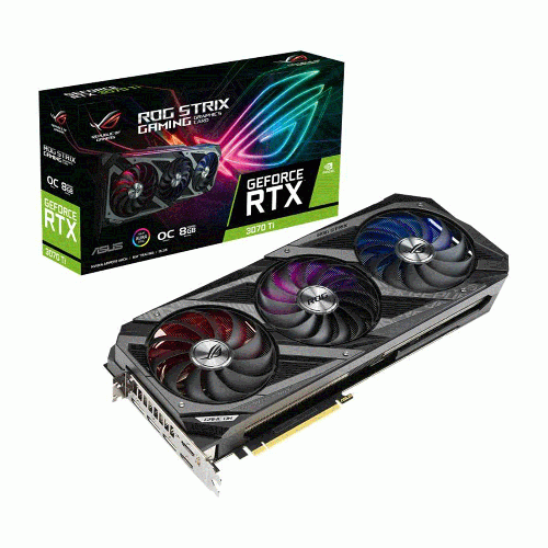 کارت گرافیک ایسوس ROG-STRIX-RTX3070TI-8G-GAMING با حافظه 8 گیگابایت ASUS ROG-STRIX-RTX3070TI-8G-GAMING GDDR6X Graphics Card