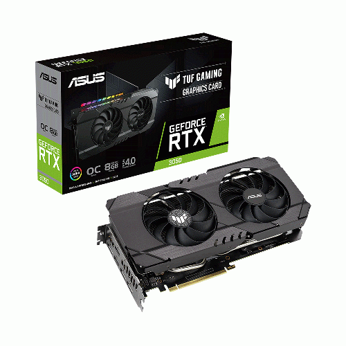 کارت گرافیک ایسوس TUF Gaming Geforce RTX 3050 OC Edition 8GB ASUS TUF Gaming GeForce RTX 3050 OC Edition 8GB GDDR6 Graphics Card