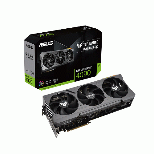 کارت گرافیک ایسوس مدل TUF Gaming GeForce RTX 4090 OC Edition با حافظه 24 گیگابایت ASUS TUF Gaming GeForce RTX 4090 OC Edition 24GB GDDR6X Graphics Card