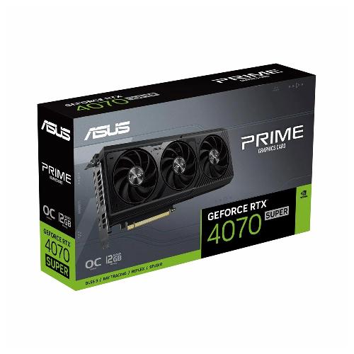 کارت گرافیک ایسوس مدل PRIME GeForce RTX 4070 SUPER 12GB GDDR6X OC Edition حافظه 12 گیگابایت Asus PRIME GeForce RTX 4070 SUPER 12GB GDDR6X OC Edition Graphic Card