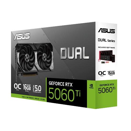ASUS GeForce RTX 5060 Ti OC Dual 16GB Graphics Card