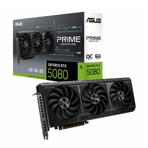 کارت گرافیک ایسوس مدل PRIME RTX 5080 OC حافظه 16 گیگابایت ASUS PRIME GeForce RTX 5080 OC 16GB Graphics Card
