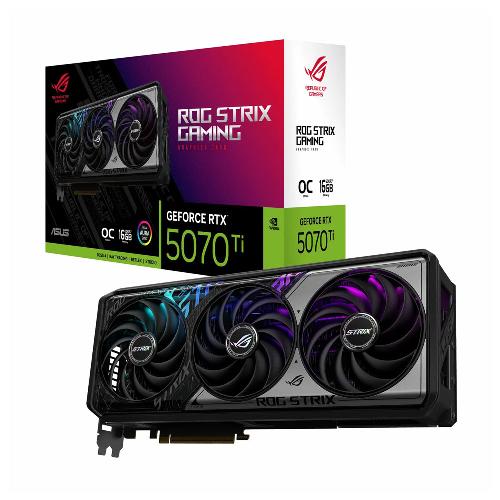 کارت گرافیک ایسوس ROG Strix GeForce RTX 5070 TI OC Edition حافظه 16 گیگابایت ASUS ROG Strix GeForce RTX 5070 TI OC Edition 16GB GDDR7 Graphics Card