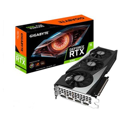 کارت گرافیک گیگابایت مدل GeForce RTX 3060 GAMING OC 12G حافظه 12 گیگابایت GIGABYTE GeForce RTX 3060 GAMING OC 12G Graphics Card