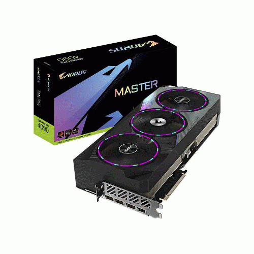 کارت گرافیک گیگابایت مدل AORUS GeForce RTX™ 4090 MASTER 24G با حافظه 24 گیگابایت GigaByte AORUS GeForce RTX™ 4090 MASTER 24G Graphics Card