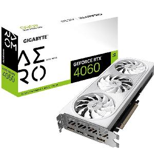 کارت گرافیک گیگابایت GeForce RTX 4060 AERO OC 8G حافظه 8 گیگابایت GIGABYTE GeForce RTX 4060 AERO OC 8G GDDR6 Graphics Card-8GB