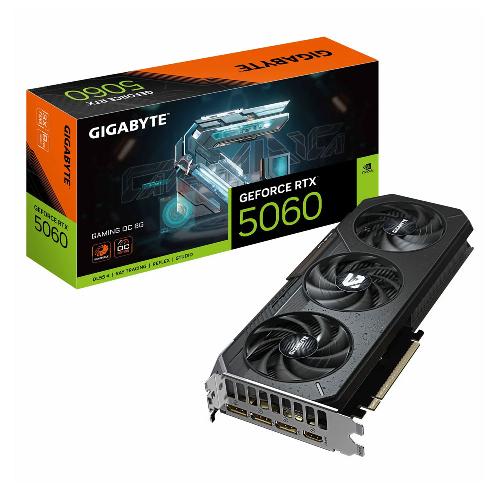 کارت گرافیک گیگابایت GeForce RTX 5060 GAMING OC حافظه 8 گیگابایت Gigabyte GeForce RTX 5060 GAMING OC 8GB GDDR7 Graphics Card