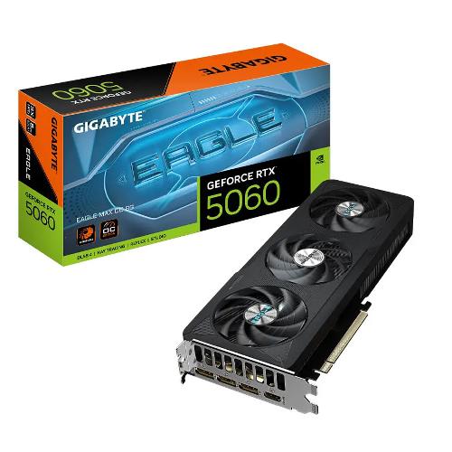کارت گرافیک گیگابایت مدل GeForce RTX 5060 EAGLE MAX OC 8G Gigabyte GeForce RTX 5060 EAGLE MAX OC 8G Graphics Card