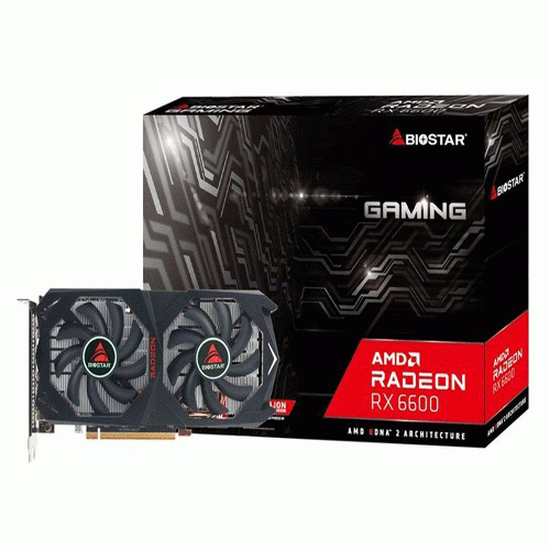 Biostar AMD Radeon RX6600 8GB Graphics Card