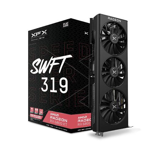 کارت گرافیک ایکس اف ایکس XFX SWFT 319 RX 6800 XT ظرفیت 16 گیگابایت XFX Speedster SWFT 319 AMD Radeon RX 6800 XT 16GB GDDR6