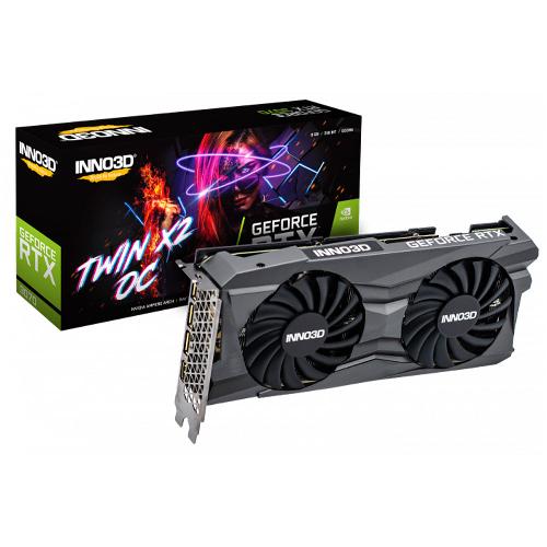 کارت گرافیک اینو تری دی مدل GEFORCE RTX 3070 TWIN X2 OC حافظه 8 گیگابایت INNO3D GEFORCE RTX 3070 TWIN X2 OC 8GB Graphics Card