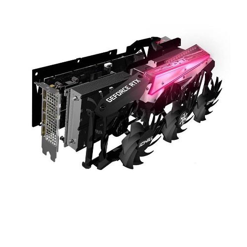 کارت گرافیک اینو تری دی مدل GEFORCE RTX 3060 TI ICHILL X3 RED LHR حافظه 8 گیگابایت INNO3D GEFORCE RTX 3060 TI ICHILL X3 RED LHR 8GB Graphics Card