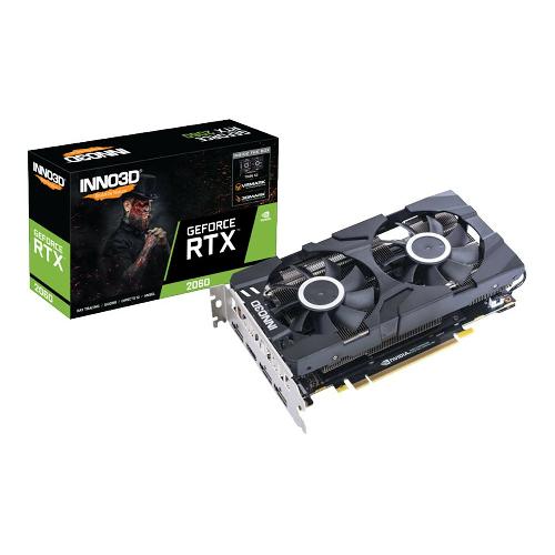 کارت گرافیک اینو تری دی مدل GEFORCE RTX 2060 TWIN X2 حافظه 6 گیگابایت INNO3D GEFORCE RTX 2060 TWIN X2 6GB Graphics Card