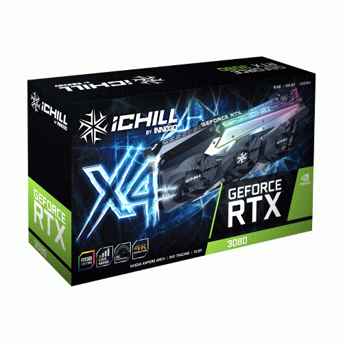 کارت گرافیک اینو تری دی INNO3D GEFORCE RTX 3080 TI ICHILL X4 حافظه 12 گیگابایت INNO3D GEFORCE RTX 3080 TI ICHILL X4 12GB Graphics Card
