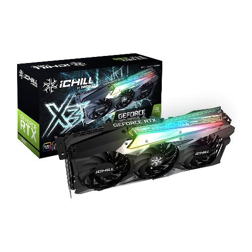 کارت گرافیک اینو تری دی RTX 3080 حافظه 10 گیگابایت inno3d GEFORCE RTX 3080 X3 10GB Graphics Card