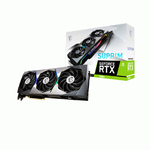 کارت گرافیک ام اس آی مدل GeForce RTX 3080 SUPRIM 10G حافظه 10 گیگابایت GeForce RTX™ 3080 SUPRIM 10G Graphics Card