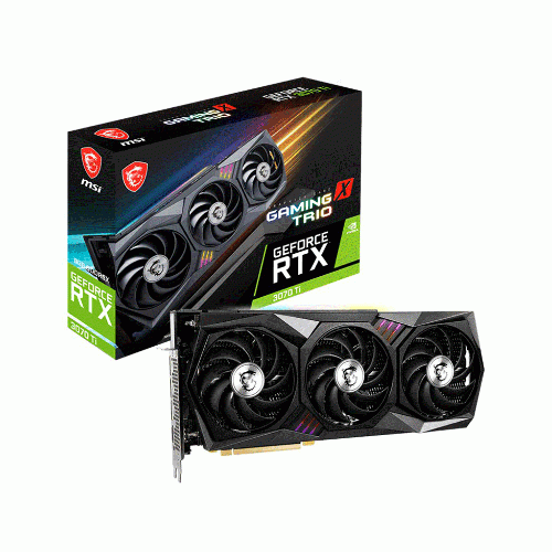 کارت گرافیک ام اس آی RTX3080Ti حافظه 12 گیگابایت MSI GeForce RTX 3080 Ti GAMING X TRIO 12G Graphics Card