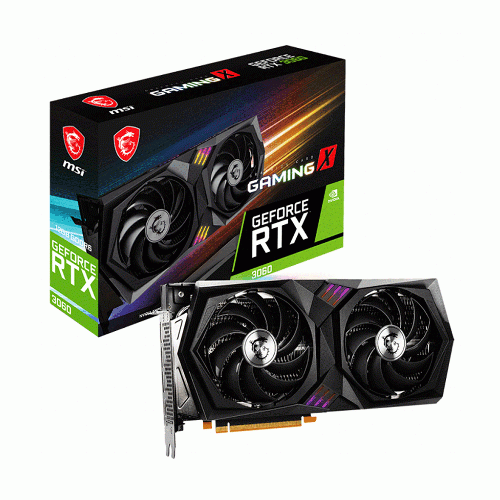 کارت گرافیک ام اس آی GeForce RTX 3060 GAMING X 12G MSI GeForce RTX 3060 GAMING X 12G Graphics Card